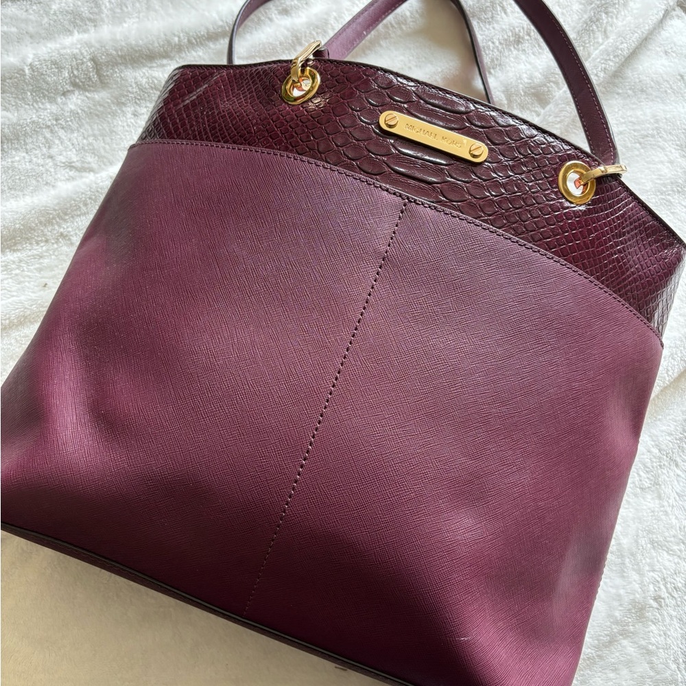 Michael Kors leather tote bag